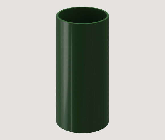 Труба водосточная 1 м STANDARD, зелёный