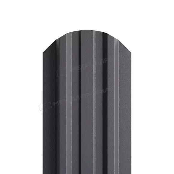 Штакетник металлический МЕТАЛЛ ПРОФИЛЬ LАNE-O 16,5х99 (VikingMP E-20-7024-0.5)
