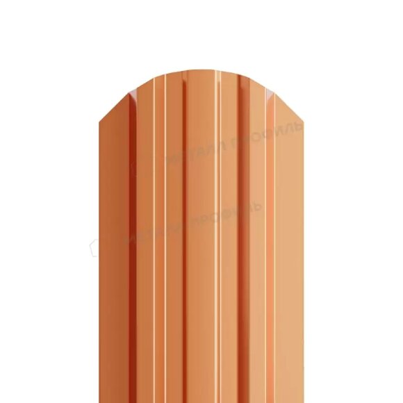 Штакетник металлический МЕТАЛЛ ПРОФИЛЬ LАNE-O 16,5х99 (AGNETA-03-Copper\Copper-0.5)